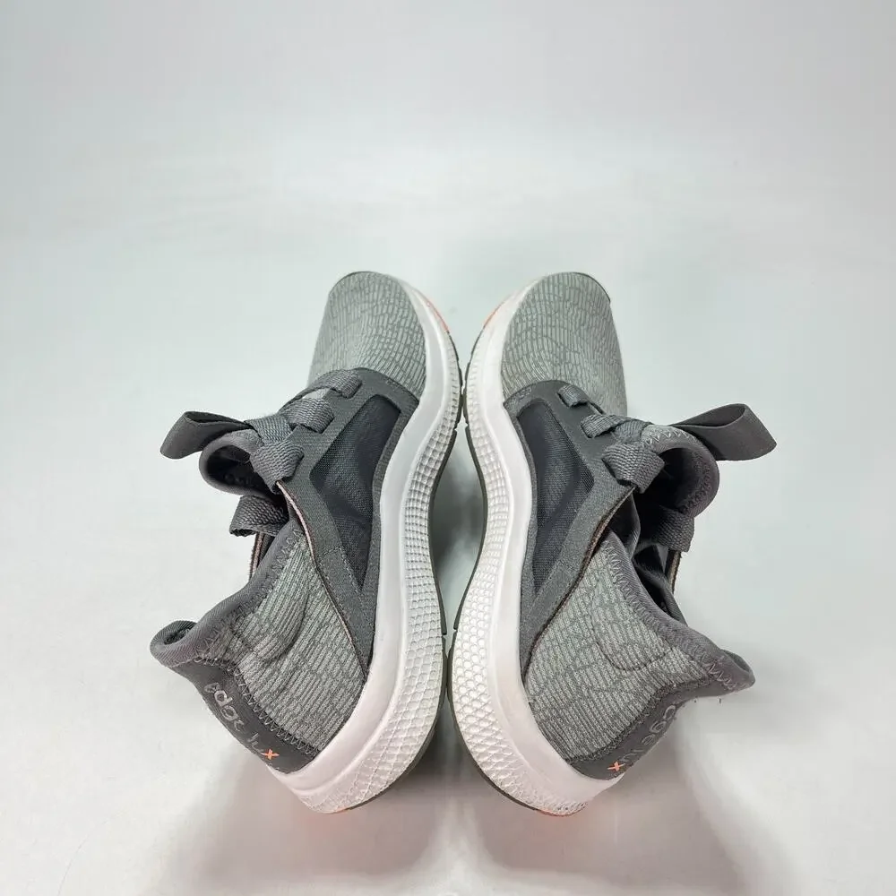 adidas Edge Lux Grey Crystal White Low Top Running Shoes BW1171 Women's Size 7.5
